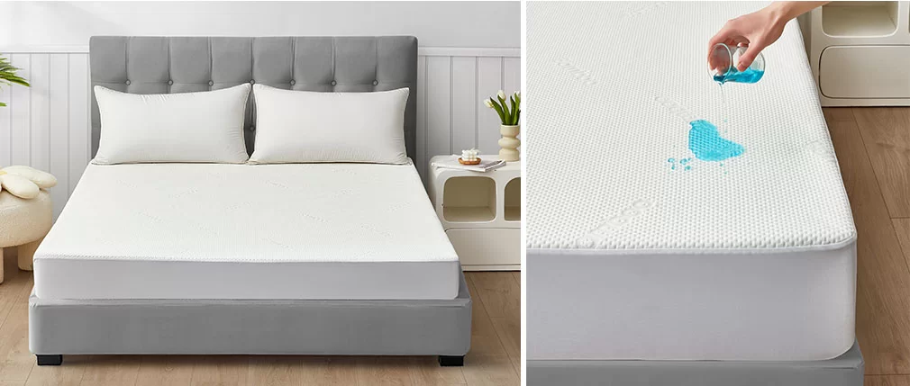 Waterproof Bamboo Mattress Protector Waterproof Bamboo Mattress Protector